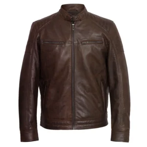 Budd: Men's Brown Leather Jacket