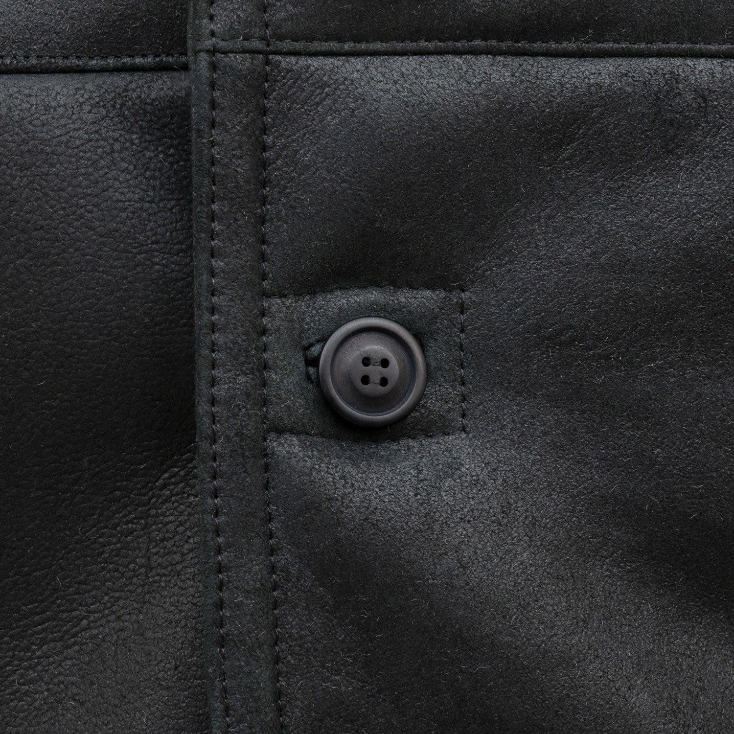 Hilton Mens Black Nappalan Sheepskin Coat - Image 4