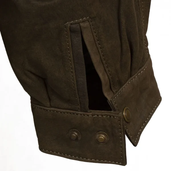 Hunter: Men's Antique Leather Coat - Image 3