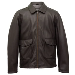 Harry: Men's Brown Leather Jacket