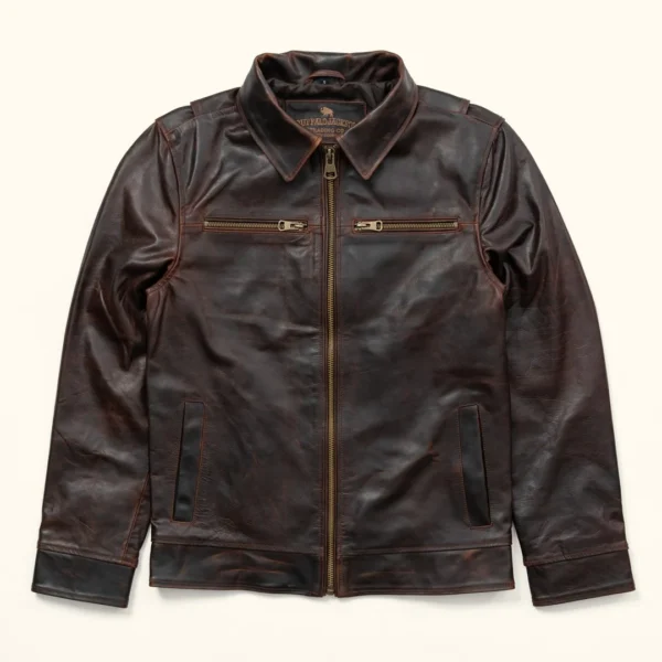 Legacy Leather Flight Jacket - Image 4