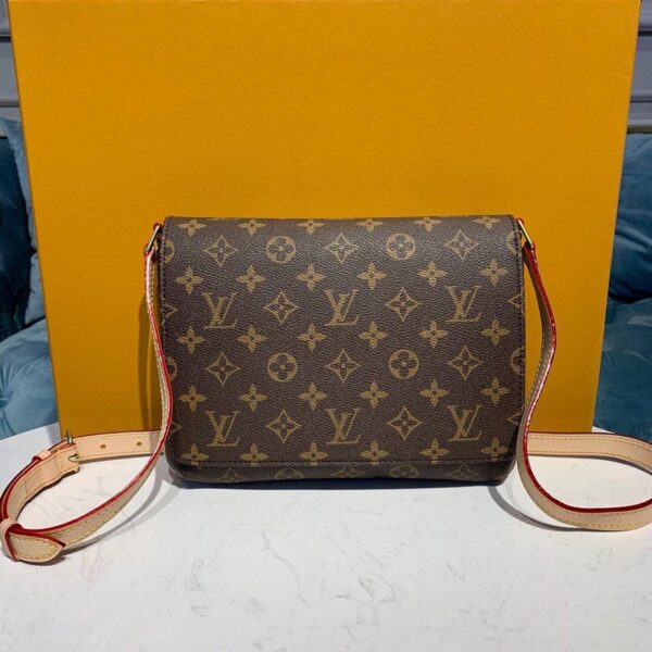 Louis Vuitton Musette Tango Shoulder Bag 26cm Monogram Canvas Spring/Summer Collection M51257, Brown - Image 2