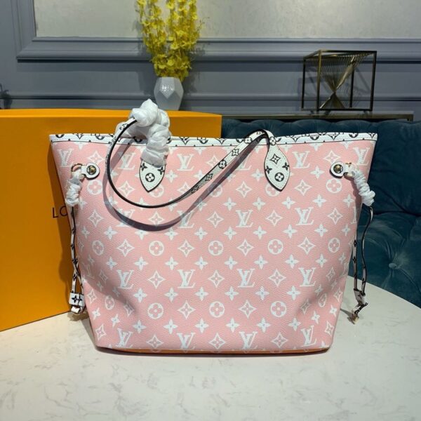 Louis Vuitton Neverfull MM 32cm Monogram Geant Canvas Spring/Summer Collection M44567, Rouge - Image 3