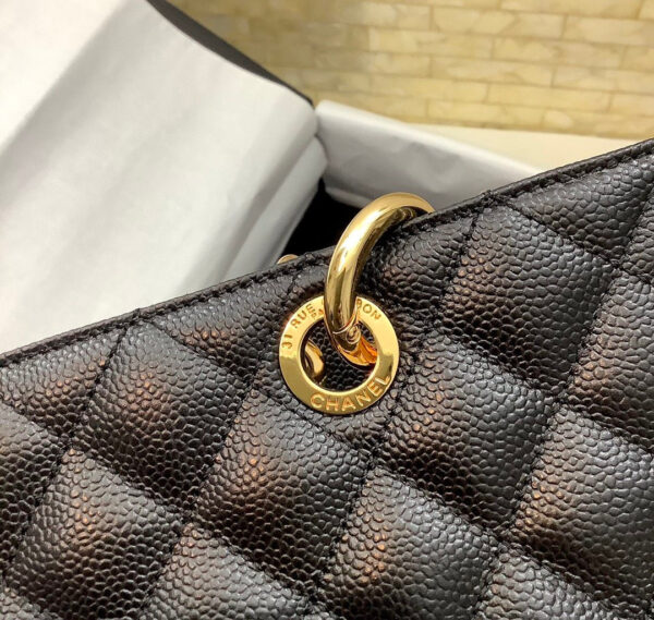 Chanel Classic Tote Bag Gold Hardware 34cm Black - Image 2