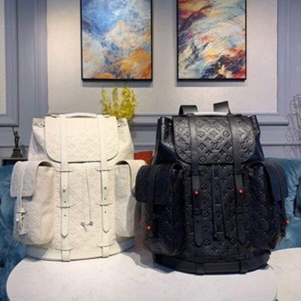 Louis Vuitton Christopher Backpack 48cm Monogram Empreinte Canvas Spring/Summer Collection M53286 Noir - Image 15