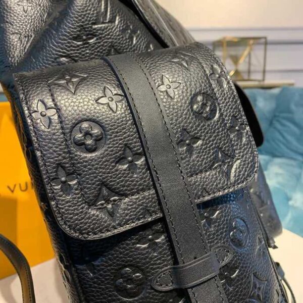 Louis Vuitton Christopher Backpack 48cm Monogram Empreinte Canvas Spring/Summer Collection M53286 Noir - Image 11
