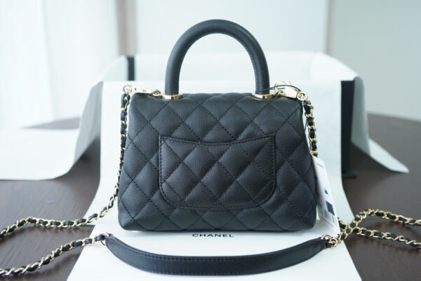 Chanel Classic Mini Flapbag 19cm Black - Image 7