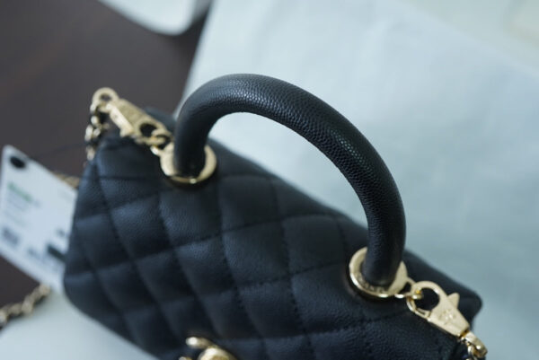 Chanel Classic Mini Flapbag 19cm Black - Image 3
