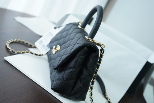 Chanel Classic Mini Flapbag 19cm Black - Image 6