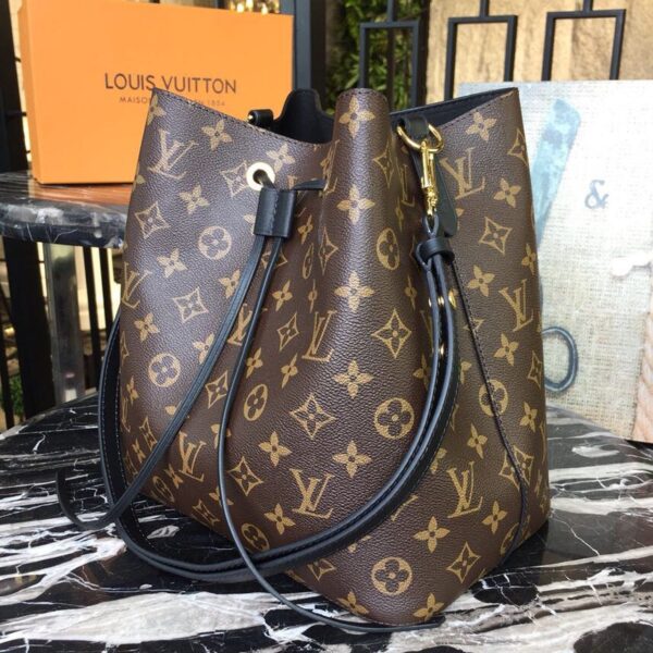 Louis Vuitton NoNo Bucket Bag Monogram Canvas Spring/Summer Collection M44020 Black - Image 3