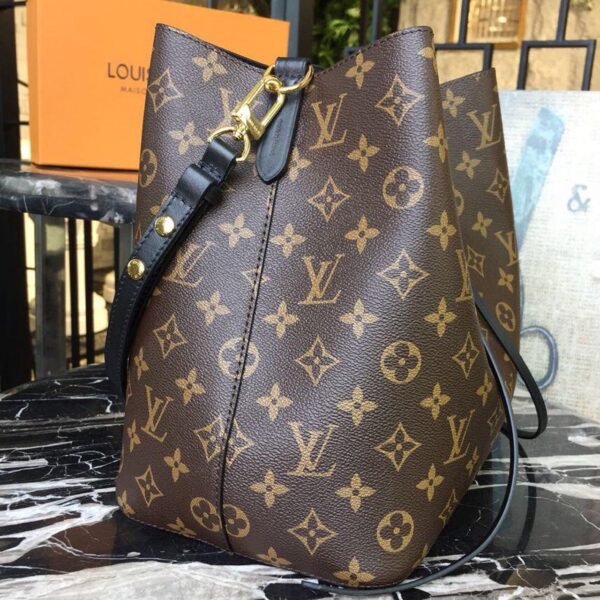 Louis Vuitton NoNo Bucket Bag Monogram Canvas Spring/Summer Collection M44020 Black - Image 9