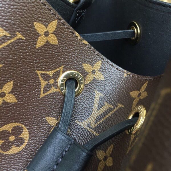 Louis Vuitton NoNo Bucket Bag Monogram Canvas Spring/Summer Collection M44020 Black - Image 7