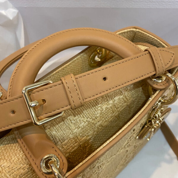 Christian Dior Medium Lady Dior Bag 24cm Brown - Image 8