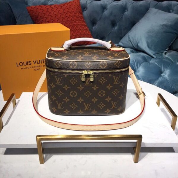 Louis Vuitton Nice BB Vanity Case Bag Monogram Canvas Spring/Summer Collection, Brown - Image 2