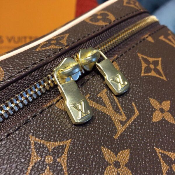 Louis Vuitton Nice BB Vanity Case Bag Monogram Canvas Spring/Summer Collection, Brown - Image 5