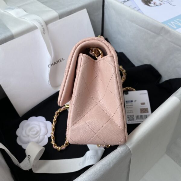 Chanel Mini Classic Flapbag 20cm Pink - Image 5