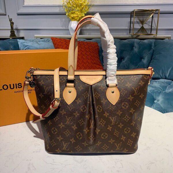 Louis Vuitton Palermo Bag 30cm Monogram Canvas Spring/Summer Collection M40145 Brown - Image 2