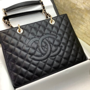 Chanel Classic Tote Bag Gold Hardware 34cm Black