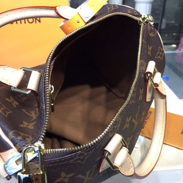 Louis Vuitton Speedy Bag 25cm Monogram Canvas Spring/Summer Collection M41109, Brown - Image 10