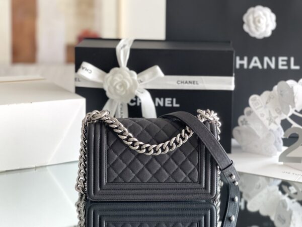 Chanel Mini Classic Flapbag 20cm Black - Image 8