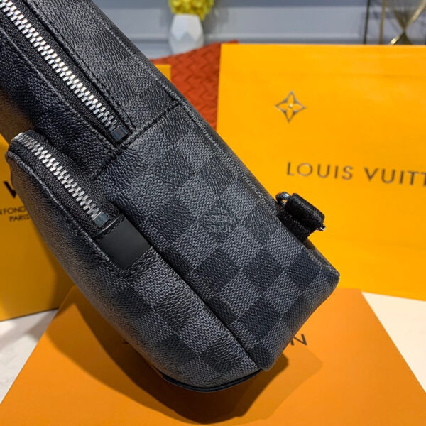Louis Vuitton Avenue Sling Bag 32cm Damier Graphite Canvas Spring/Summer Collection M41719, Black - Image 7