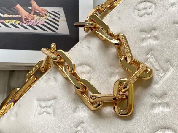 Louis Vuitton Coussin PM Monogram 10.2 Inches White - Image 7