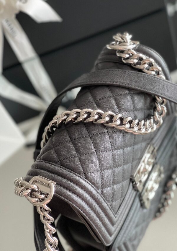 Chanel Mini Classic Flapbag 20cm Black - Image 4