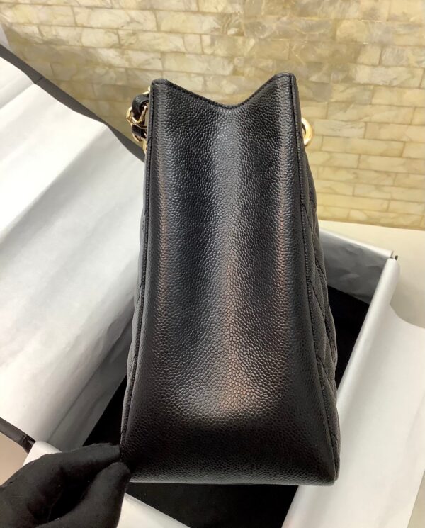 Chanel Classic Tote Bag Gold Hardware 34cm Black - Image 7
