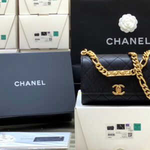 Chanel Co Co Cross Body Bag 20cm Black