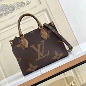 Louis Vuitton On The Go MM 25 cm, Brown