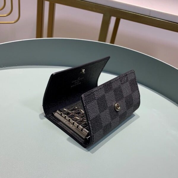 Louis Vuitton 6 Key Holder Damier 10cm Grey - Image 6