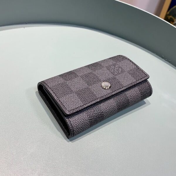 Louis Vuitton 6 Key Holder Damier 10cm Grey - Image 3
