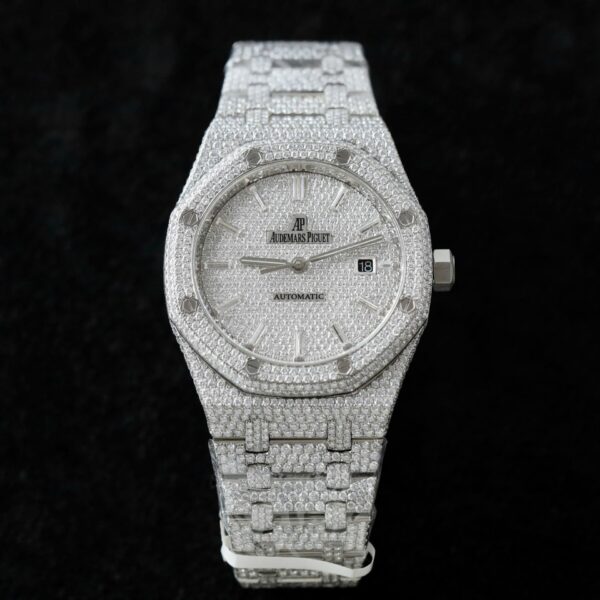 Audemars Piguet 15400 Watch Diamonds Moissanite 41mm