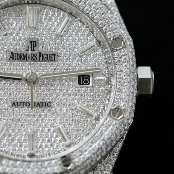 Audemars Piguet 15400 Watch Diamonds Moissanite 41mm - Image 5