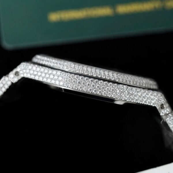 Audemars Piguet 15400 Watch Diamonds Moissanite 41mm - Image 8