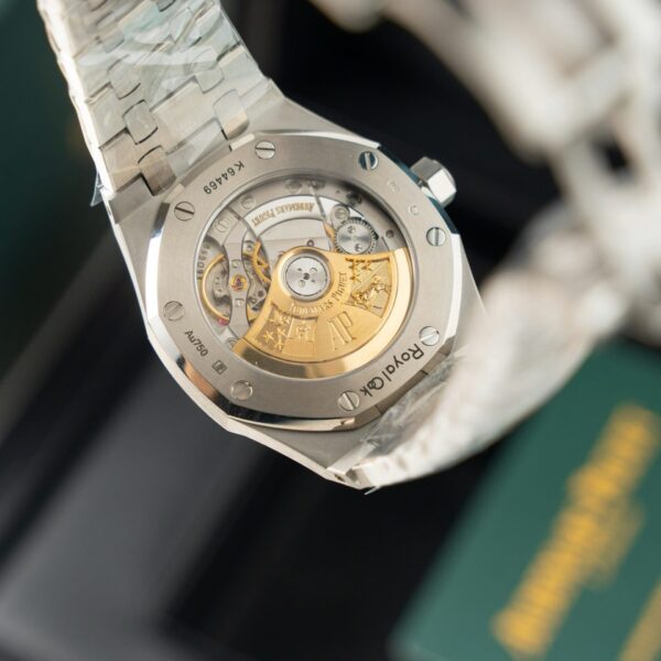 Audemars Piguet 15454 Fosted Gold Watch Grey Dial 37mm - Image 9