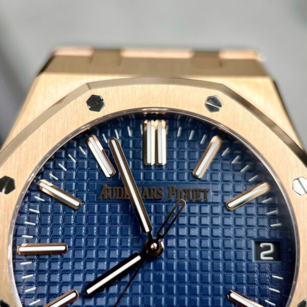 Audemars Piguet 15500 Watch Blue Dial 41mm - Image 4