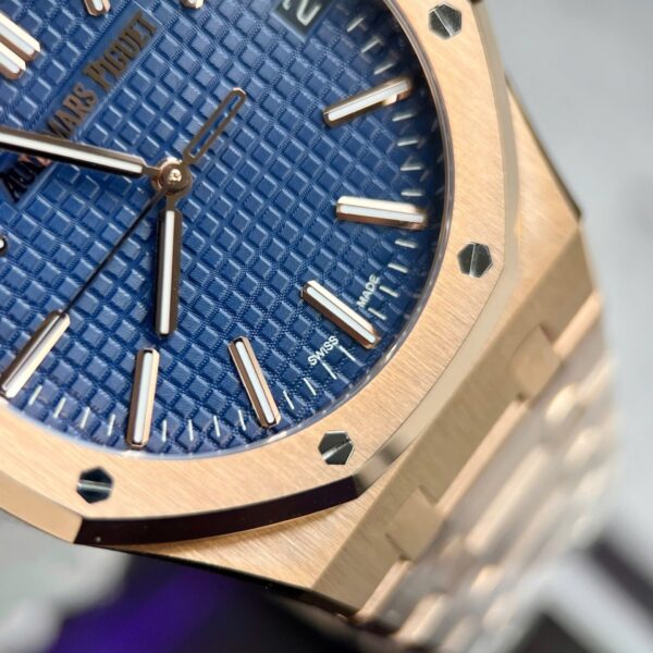 Audemars Piguet 15500 Watch Blue Dial 41mm - Image 5