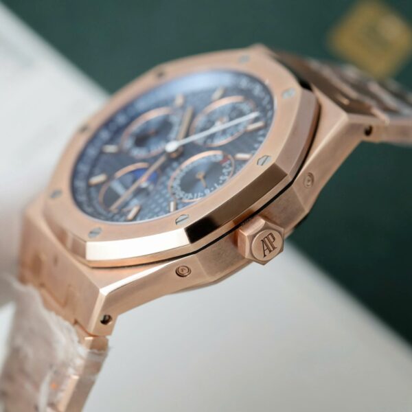 Audemars Piguet 26574 Blue Dial Watch 18K Gold Wrapped 41mm - Image 5