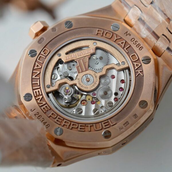 Audemars Piguet 26574 Blue Dial Watch 18K Gold Wrapped 41mm - Image 7