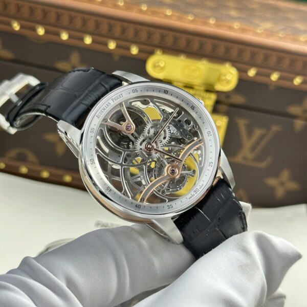 Audemars Piguet 26600 Tourbillon Openworked Watch Leather Strap 41mm - Image 3
