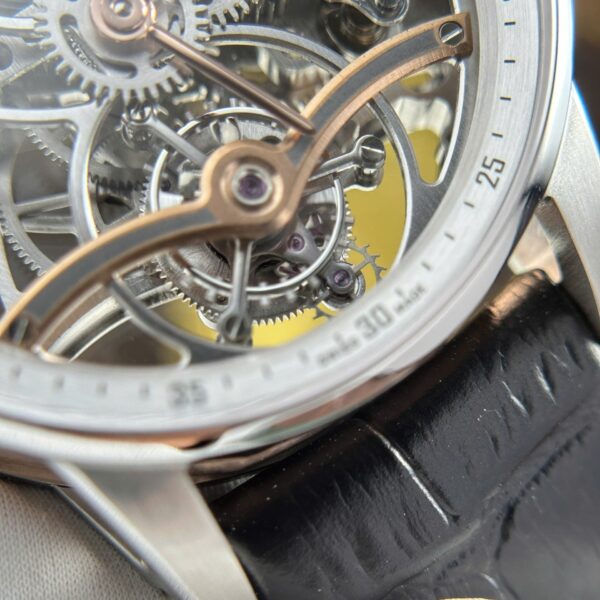 Audemars Piguet 26600 Tourbillon Openworked Watch Leather Strap 41mm - Image 6