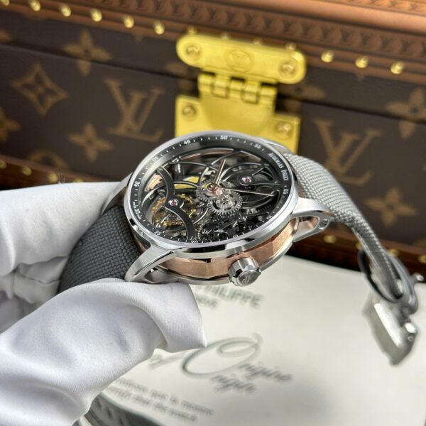 Audemars Piguet 26600 Tourbillon Openworked Watch Gray 41mm - Image 7