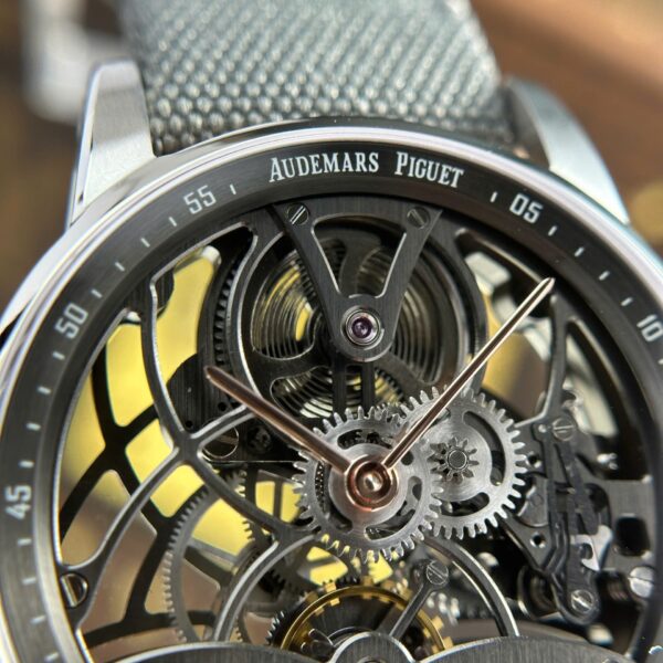 Audemars Piguet 26600 Tourbillon Openworked Watch Gray 41mm - Image 4