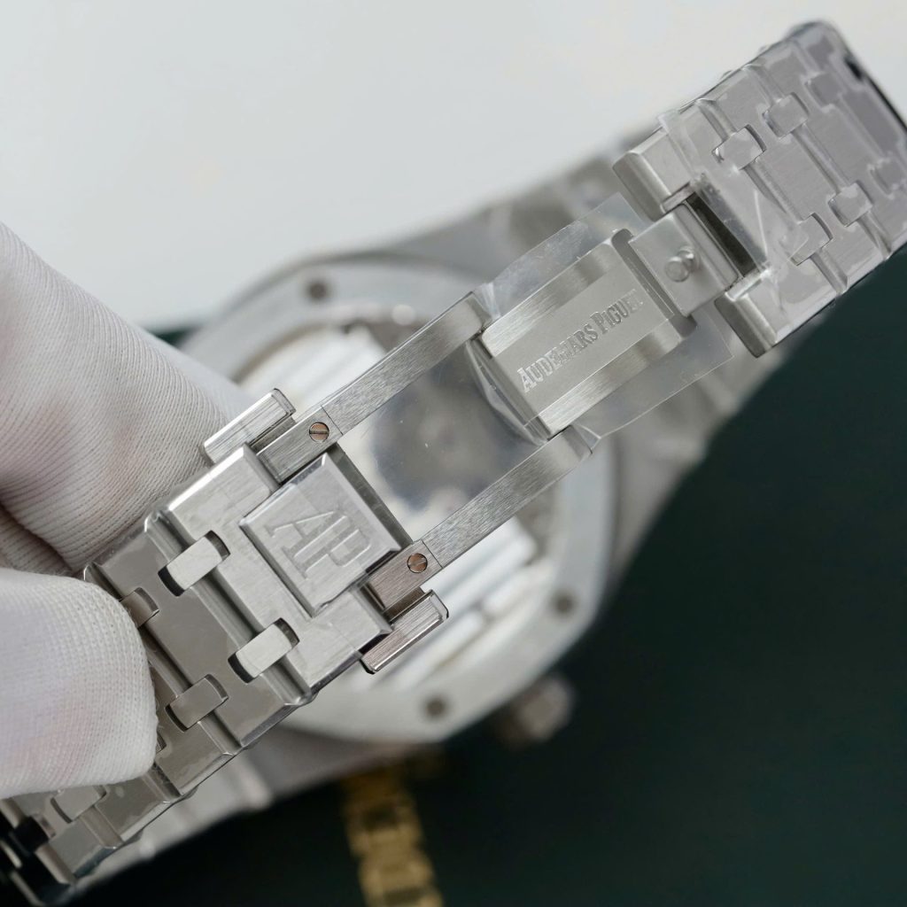 Đồng Hồ Audemars Piguet Chế Tác Royal Oak Tourbillon Mặt Xám Dây Kim Loại 41mm (2)