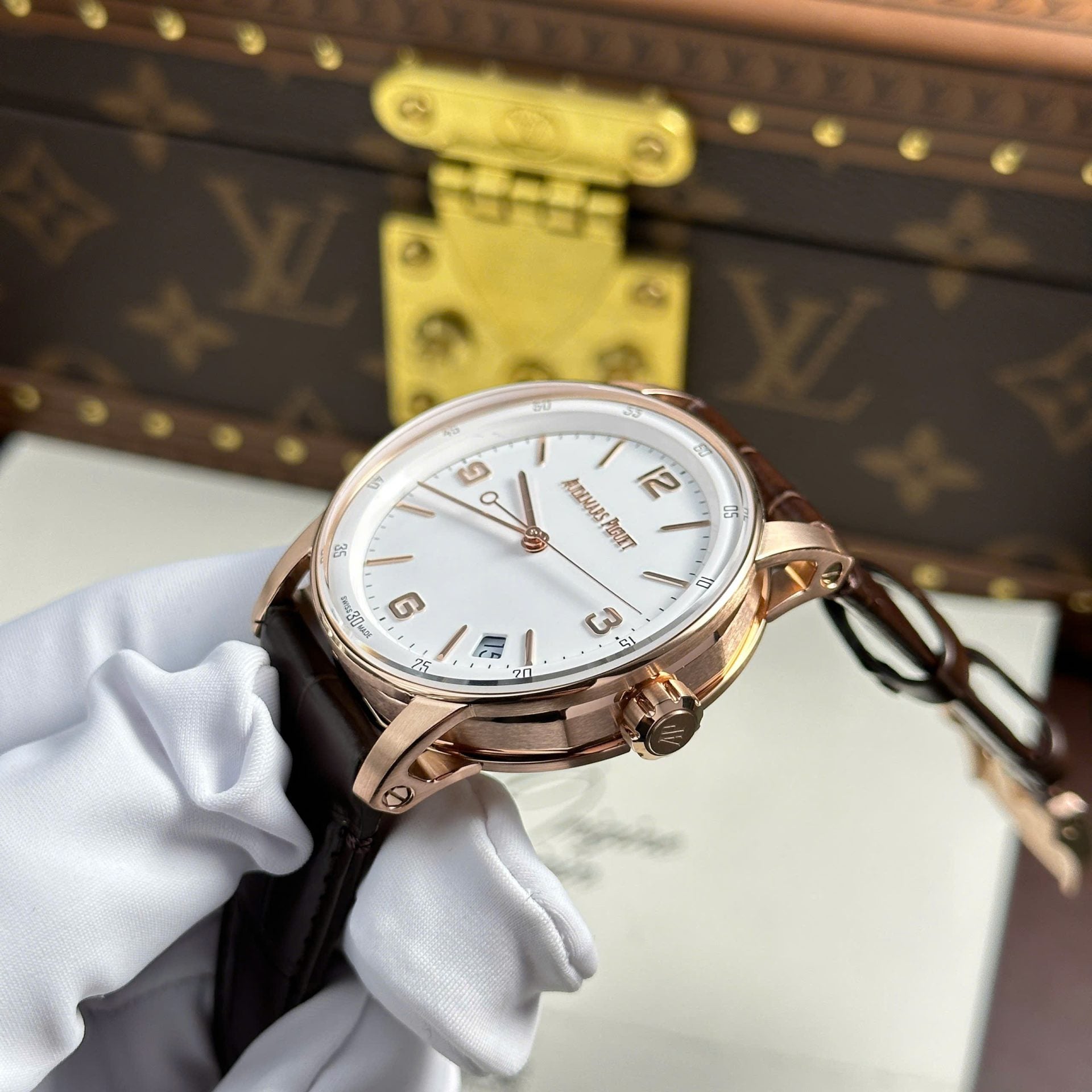 Audemars Piguet Watch Code 11.59 Selfwinding 15210OR White Dial 41mm - Image 5