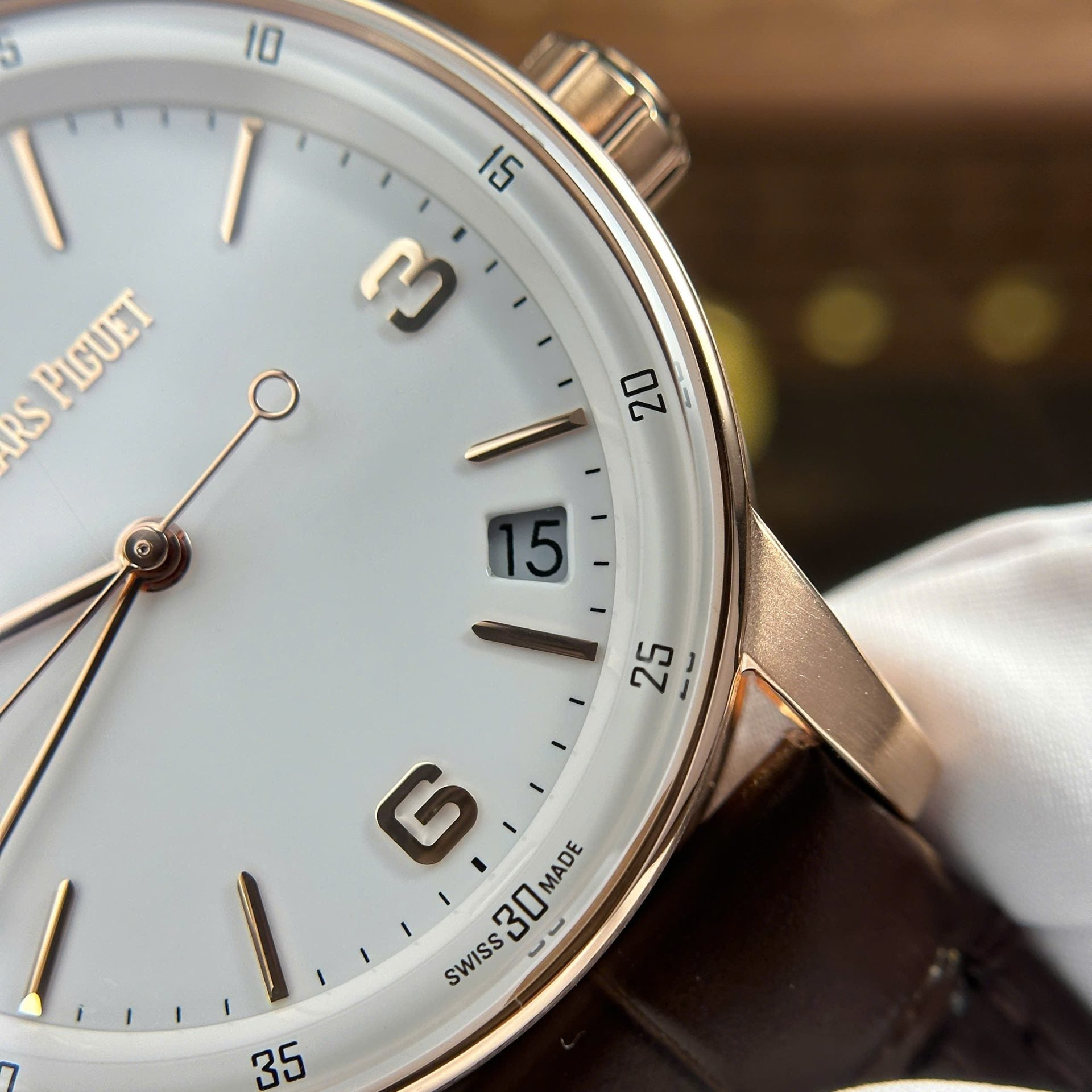 Audemars Piguet Watch Code 11.59 Selfwinding 15210OR White Dial 41mm - Image 8