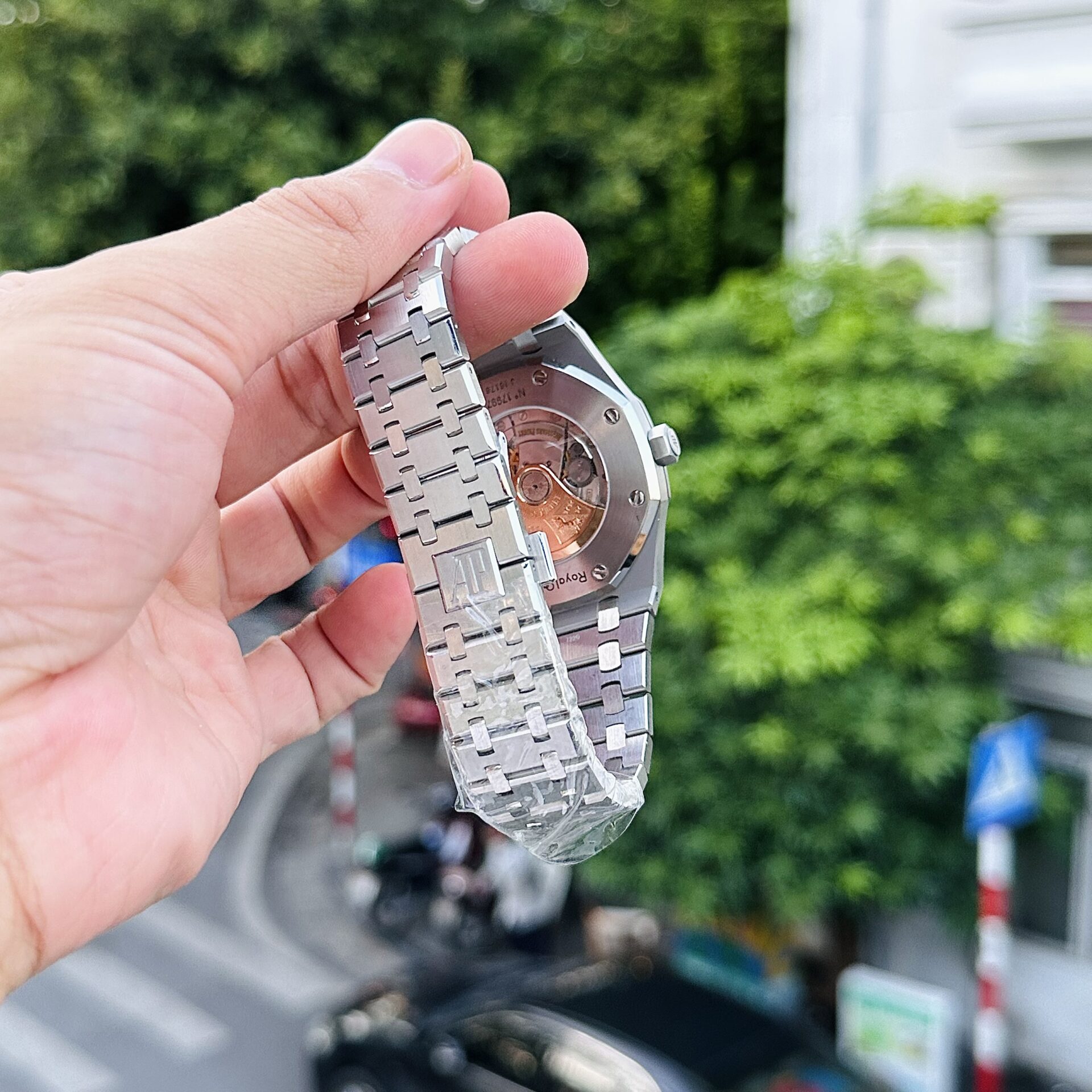 Audemars Piguet Royal Oak 15400ST Watch Grey Dial 41mm - Image 5