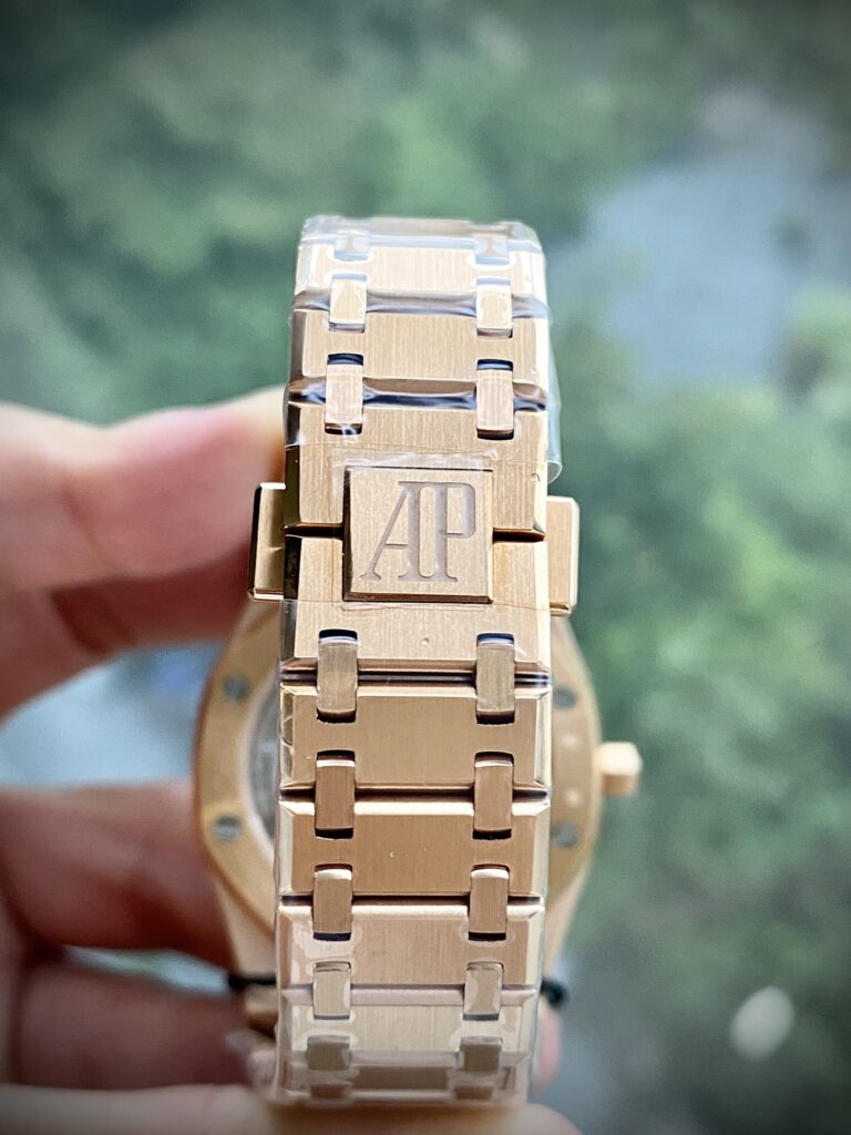 Audemars Piguet Watch Royal Oak 15202OR Jumbo Blue Dial 39mm - Image 9