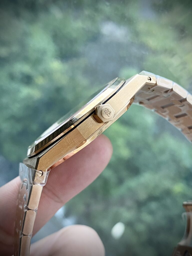 Audemars Piguet Watch Royal Oak 15202OR Jumbo Blue Dial 39mm - Image 5